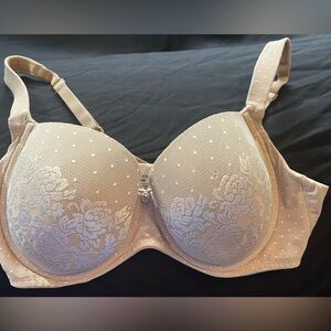 Soma Lace Dot Beige Bra